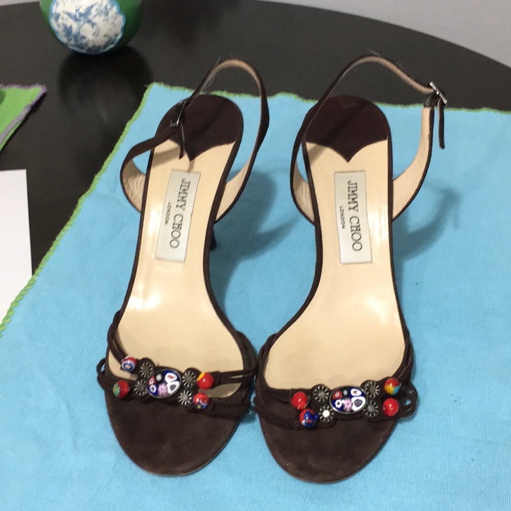 jimmy choo strappy sandals
